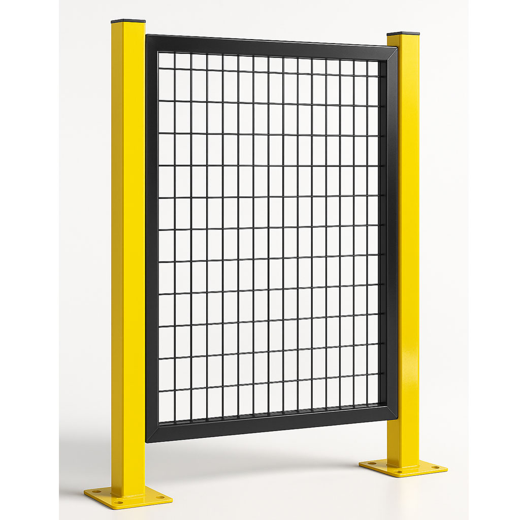 หน้าบานรั้วนิรภัยเหล็ก ขนาด 0.75x1 เมตร