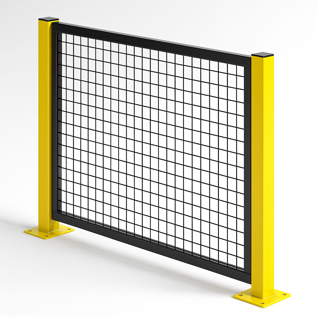 หน้าบานรั้วนิรภัยเหล็ก ขนาด 1.25x1 เมตร