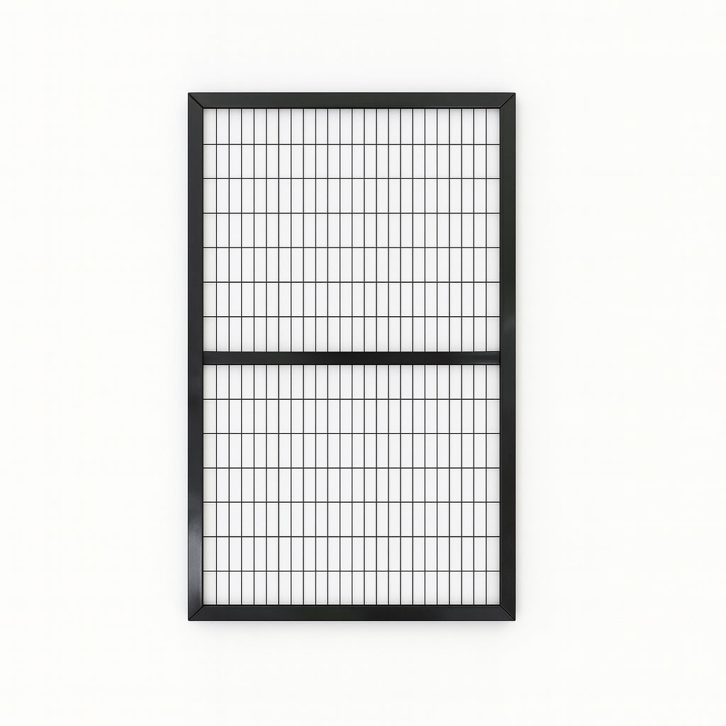 หน้าบานรั้วนิรภัยเหล็ก ขนาด 1 x2 เมตร