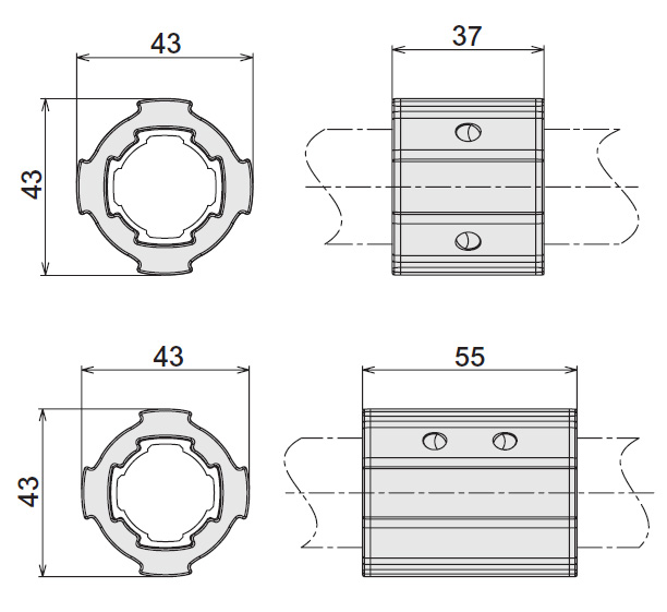 Slide Connector - Rotation Type