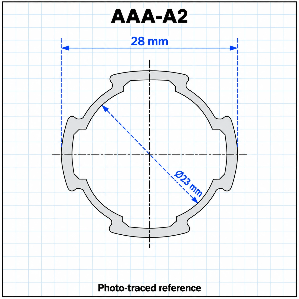 AAA-A2 — Pipe Frame 1.2 6000มม สีเงิน