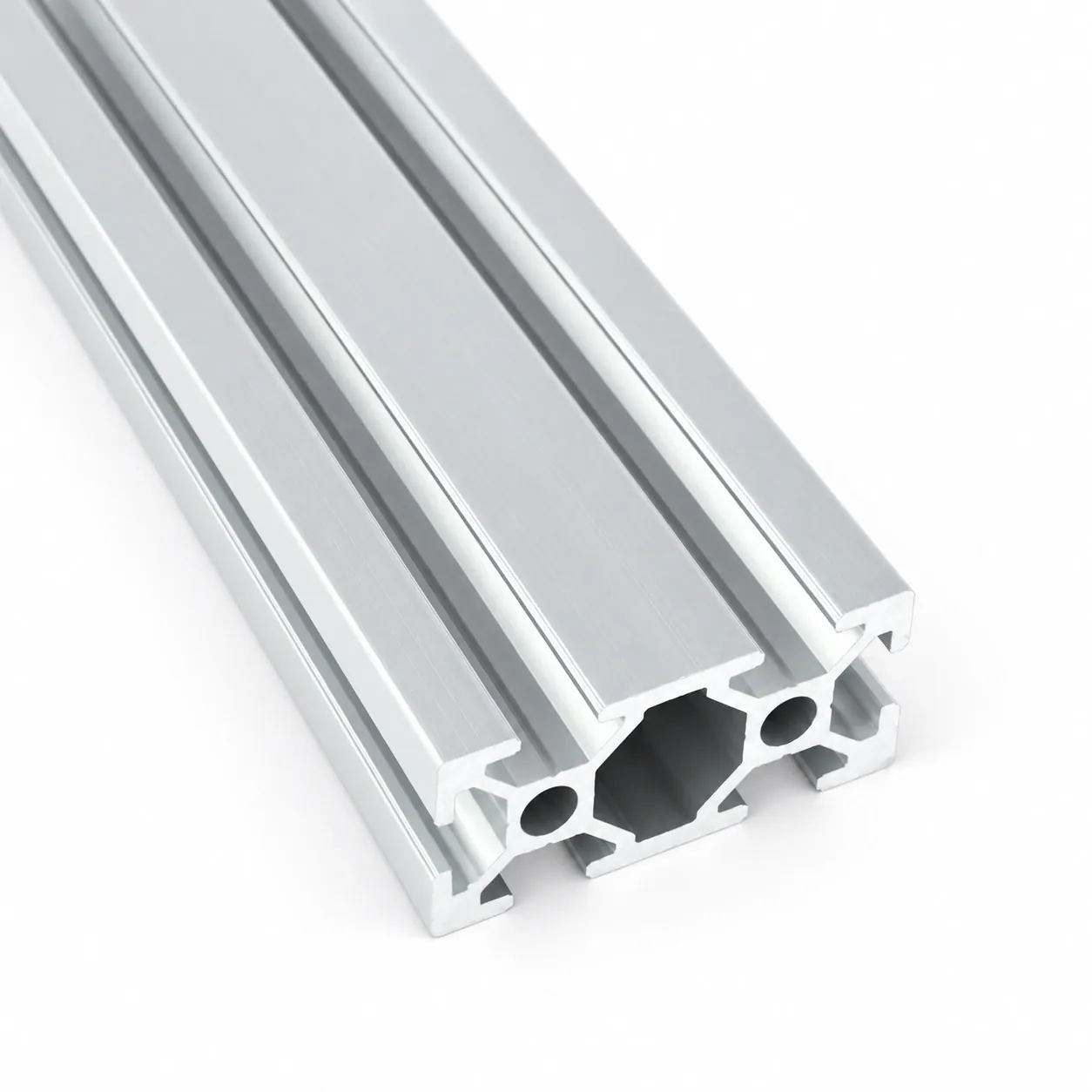 AAZ-24 — อลูมิเนียมโปรไฟล์ 20x40mm T-Nut สีเงิน