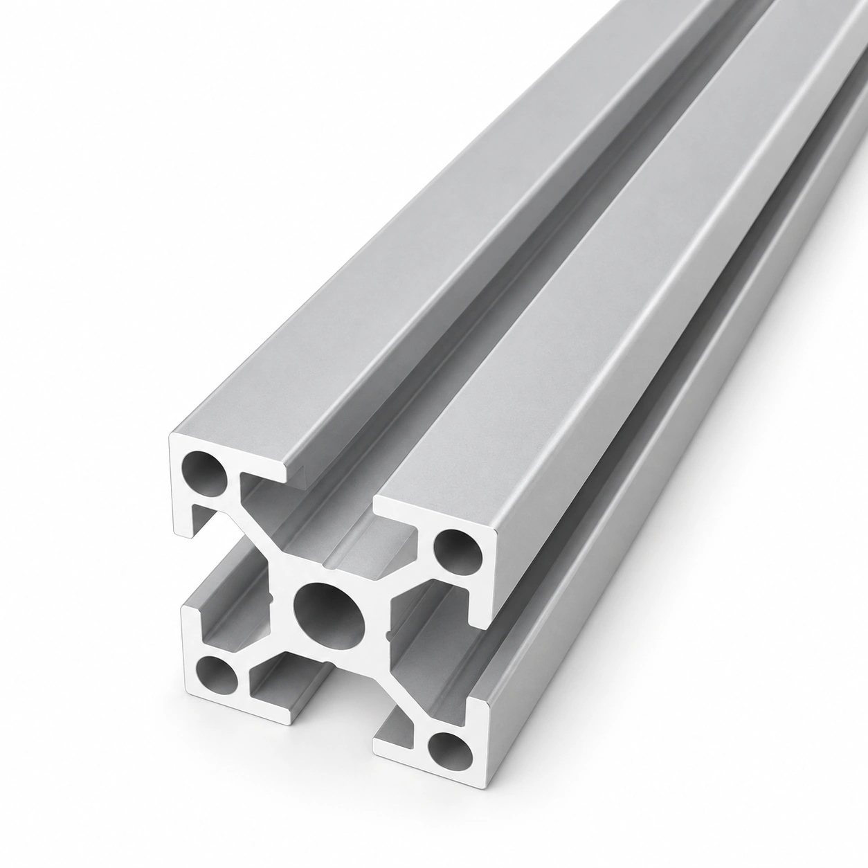 AAZ-3 — อลูมิเนียมโปรไฟล์ 30x30mm T-Nut สีเงิน