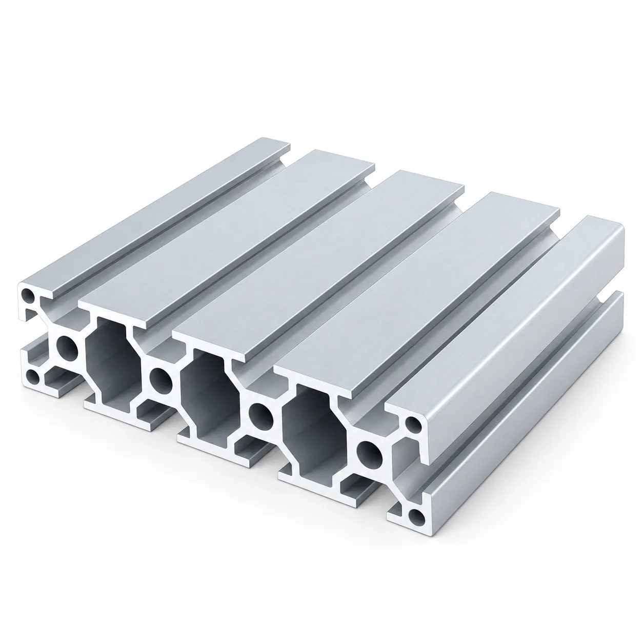 AAZ-312 — อลูมิเนียมโปรไฟล์ 30x120mm T-Nut สีเงิน