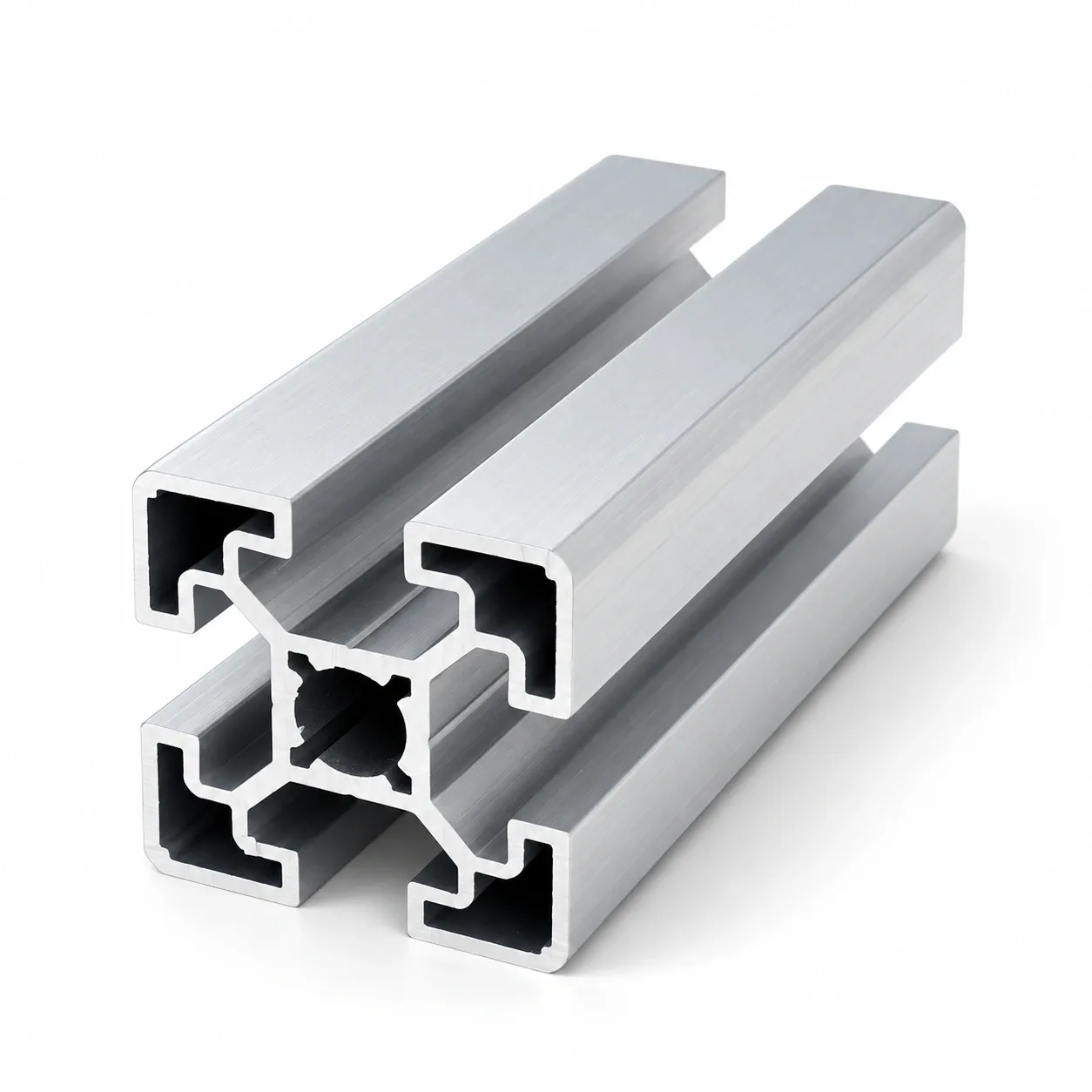 AAZ-4 — อลูมิเนียมโปรไฟล์ 40x40mm T-Nut สีเงิน