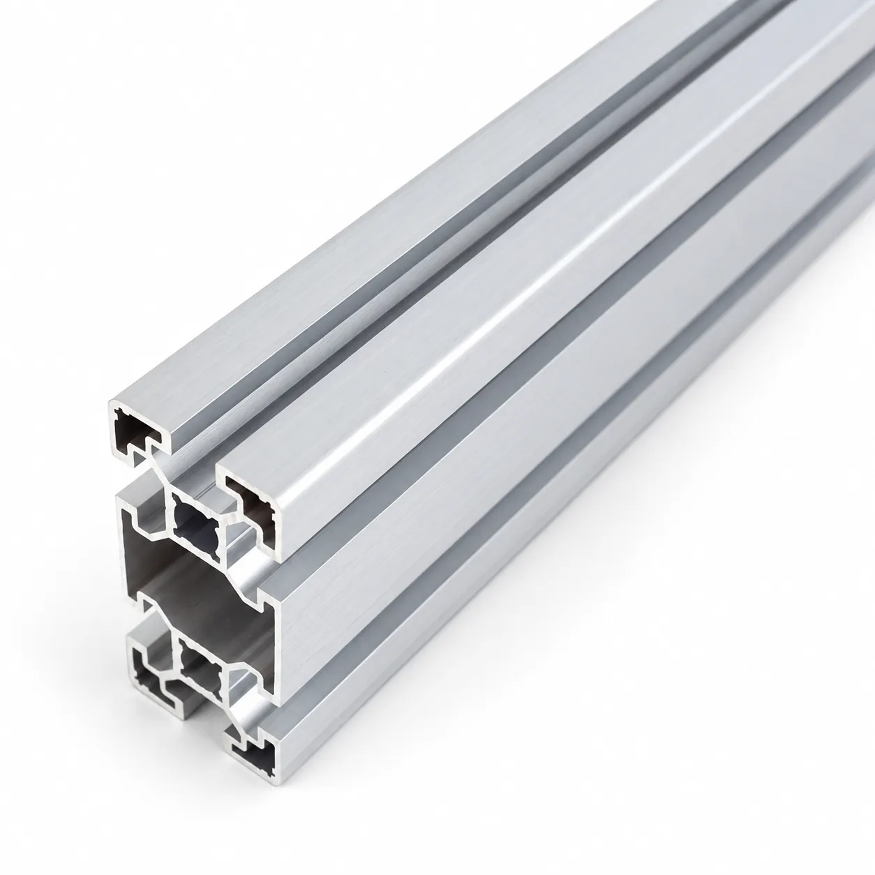 AAZ-48 — อลูมิเนียมโปรไฟล์ 40x80mm T-Nut สีเงิน
