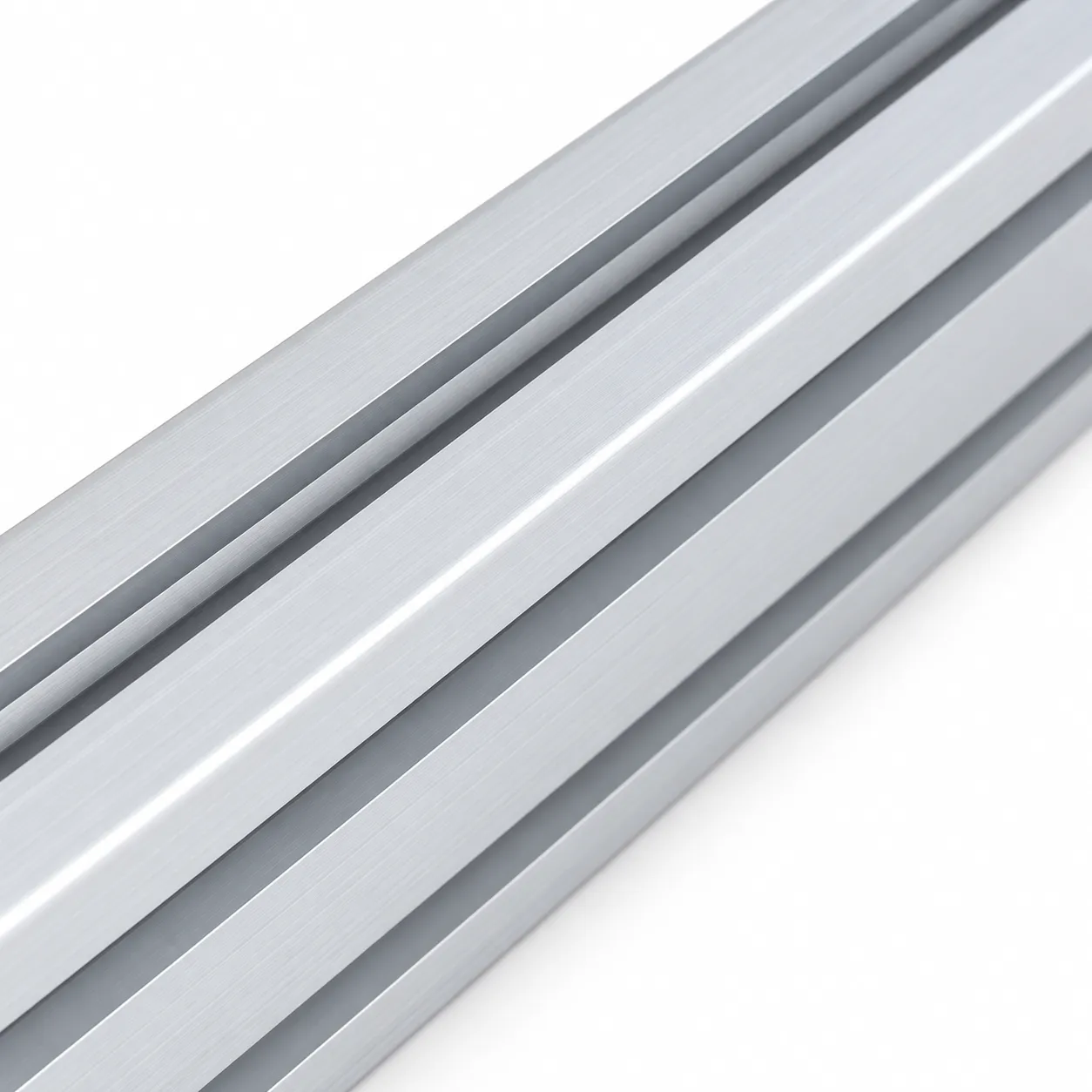 AAZ-48 — อลูมิเนียมโปรไฟล์ 40x80mm T-Nut สีเงิน