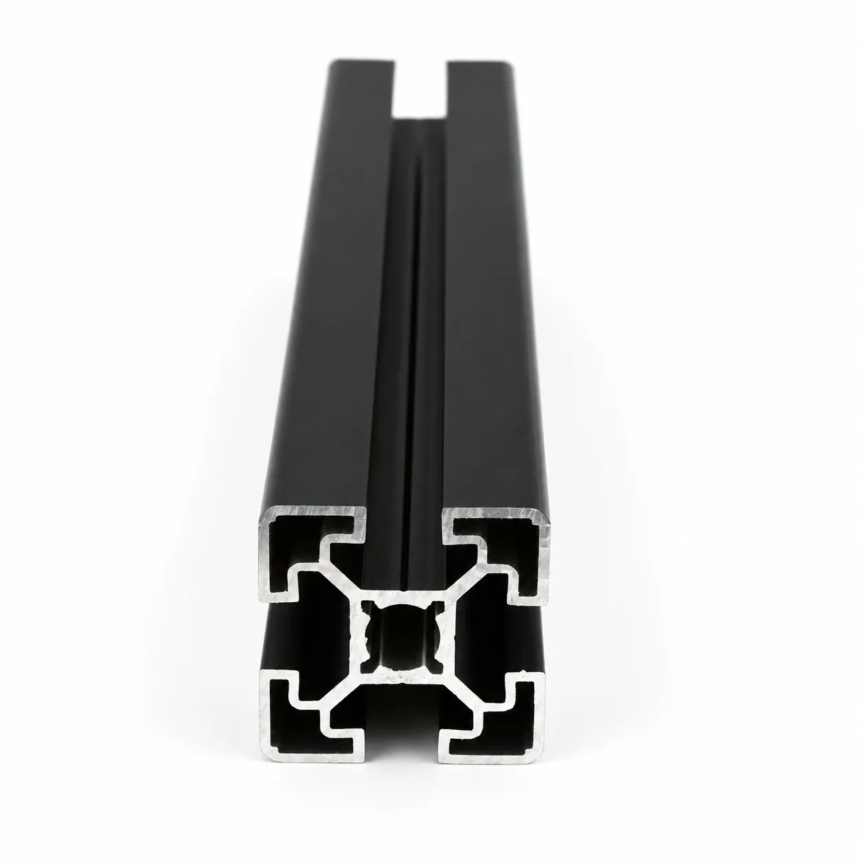 AAZ-4B — อลูมิเนียมโปรไฟล์ 40x40mm T-Nut สีดำ