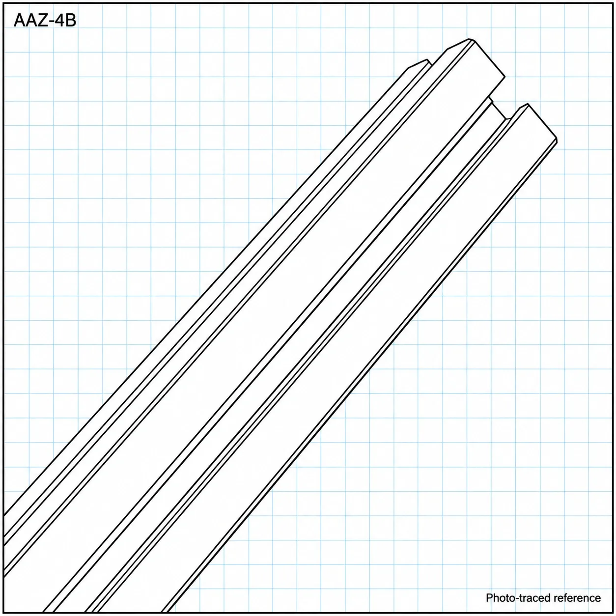 AAZ-4B — อลูมิเนียมโปรไฟล์ 40x40mm T-Nut สีดำ