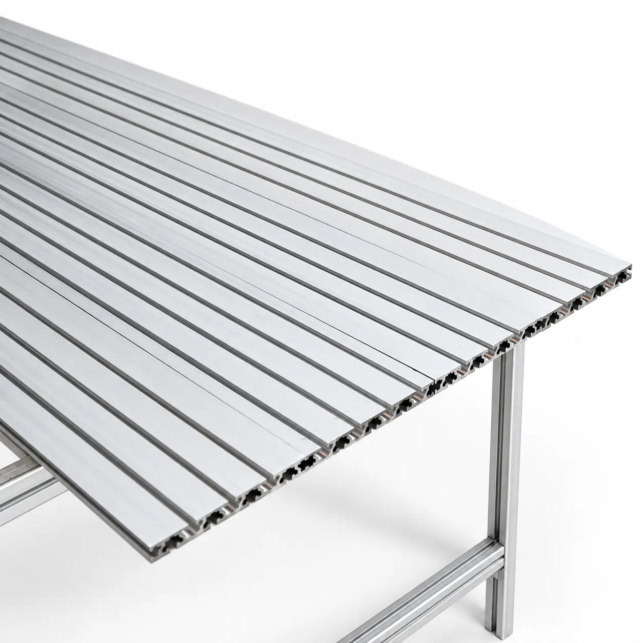 AAZ-58 — อลูมิเนียมโปรไฟล์ 15x180mm T-Nut สีเงิน