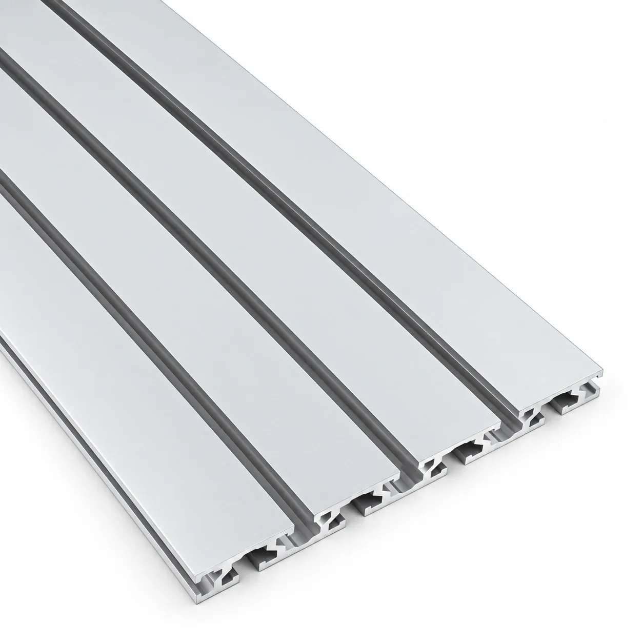 AAZ-58 — อลูมิเนียมโปรไฟล์ 15x180mm T-Nut สีเงิน