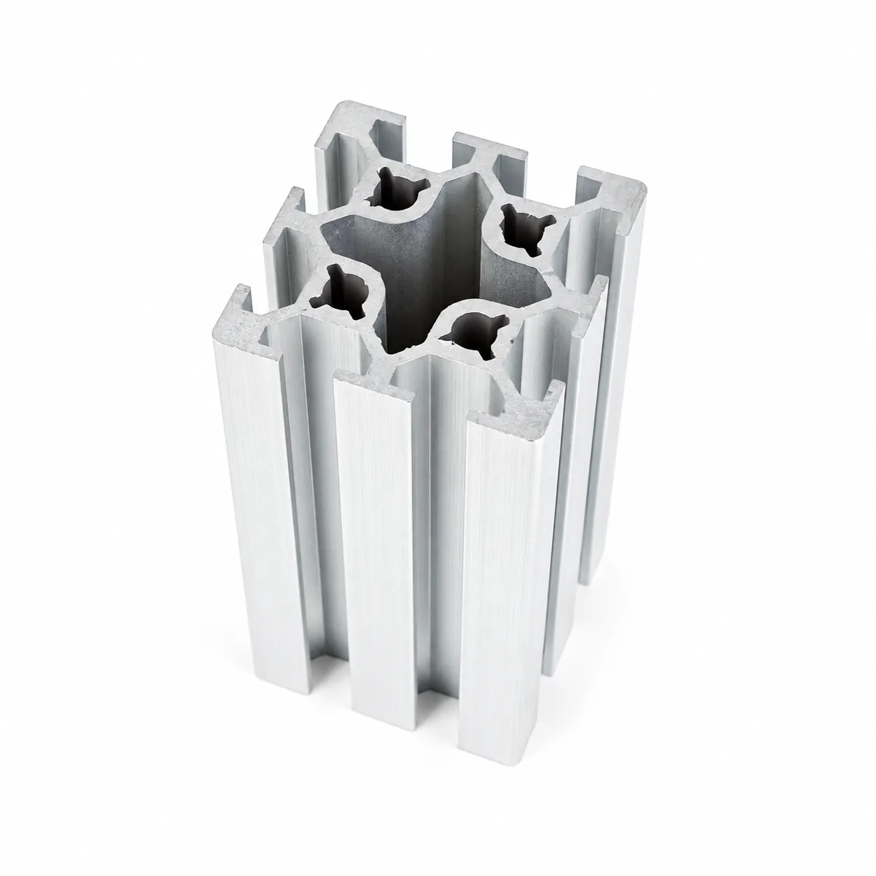 AAZ-5S — อลูมิเนียมโปรไฟล์ 50x50mm T-Nut สีเงิน