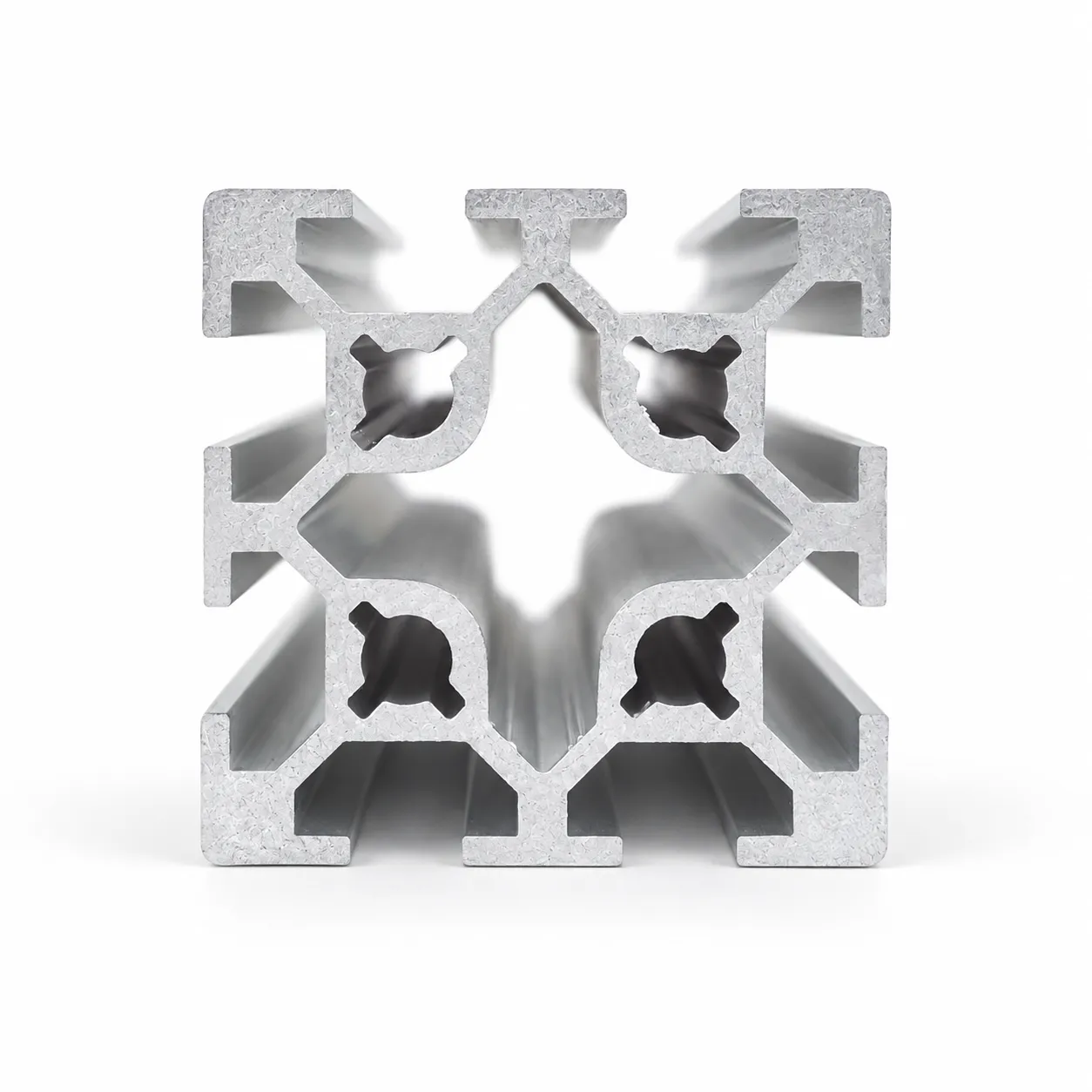 AAZ-5S — อลูมิเนียมโปรไฟล์ 50x50mm T-Nut สีเงิน