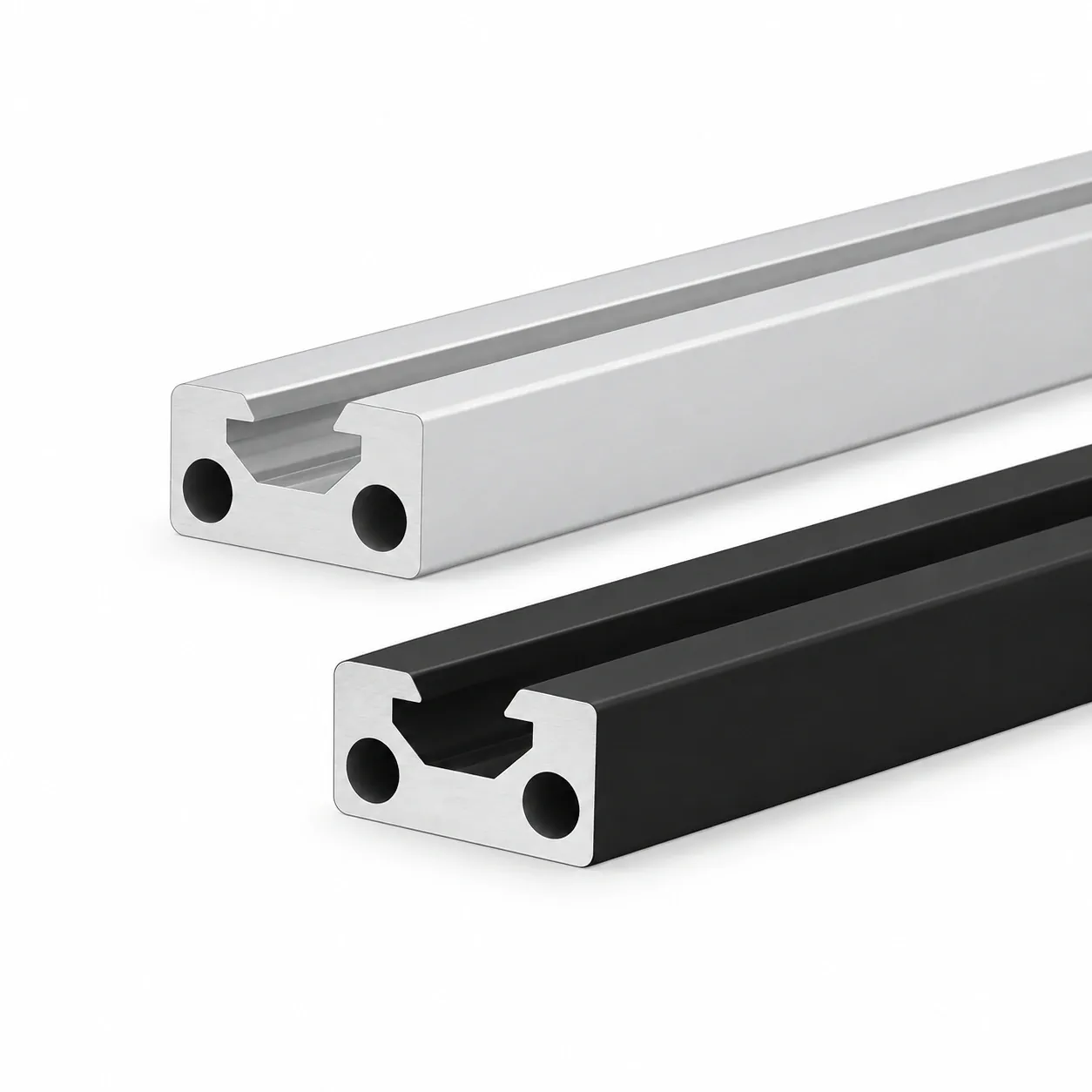 ADB-12 — อลูมิเนียมโปรไฟล์ 10x20mm V-Slot สีดำ
