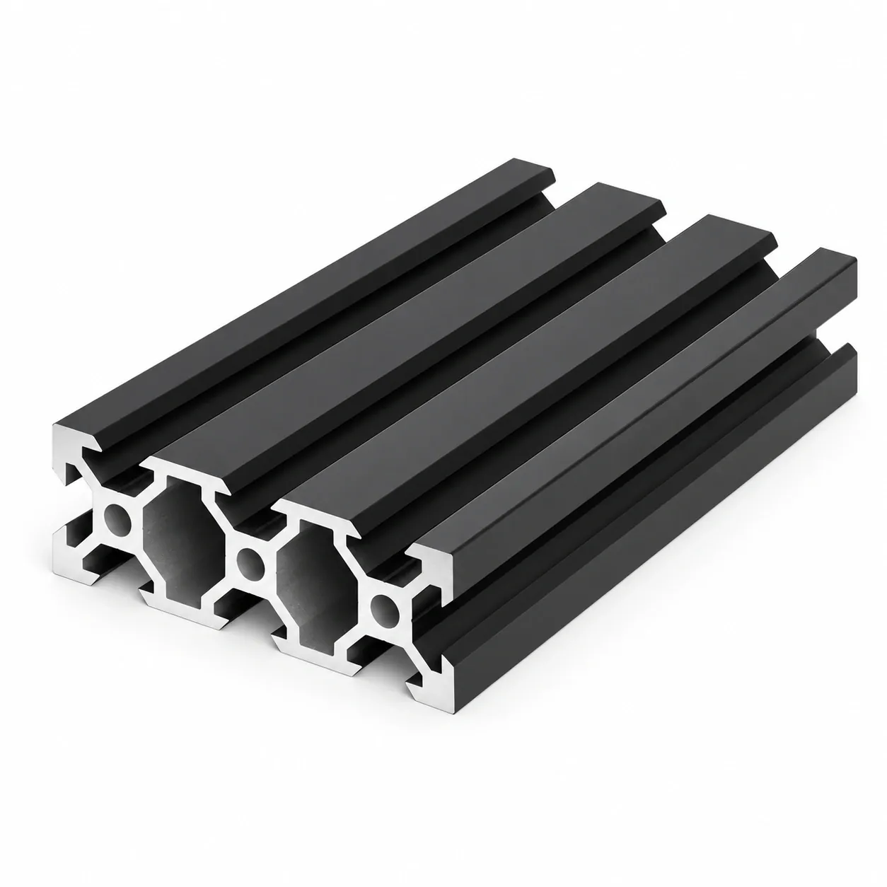 ADB-26 — อลูมิเนียมโปรไฟล์ 20x60mm V-Slot สีดำ