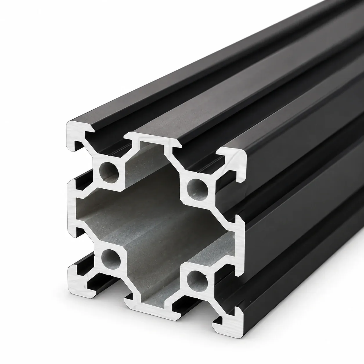ADB-44 — อลูมิเนียมโปรไฟล์ 40x40mm V-Slot สีดำ
