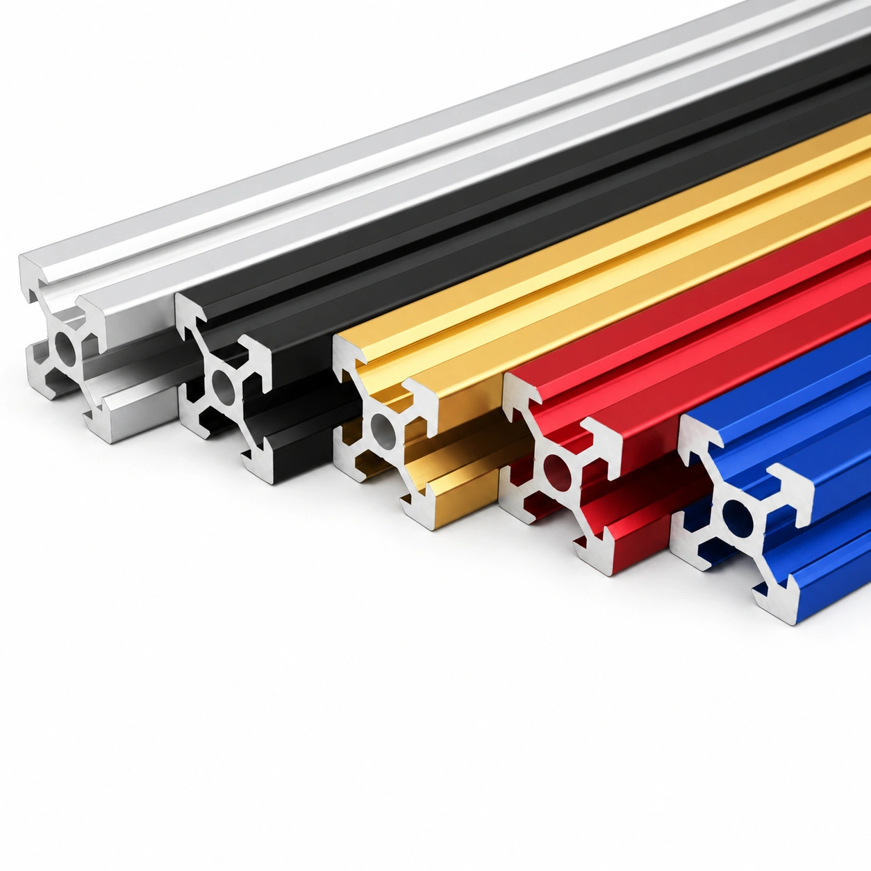 ADG-2 — อลูมิเนียมโปรไฟล์ 20x20mm V-Slot สีทอง