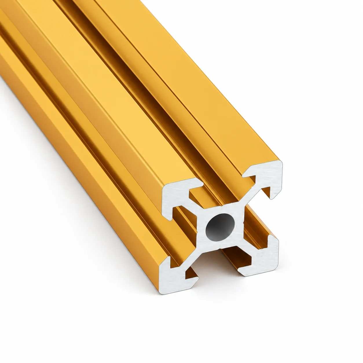 ADG-2 — อลูมิเนียมโปรไฟล์ 20x20mm V-Slot สีทอง