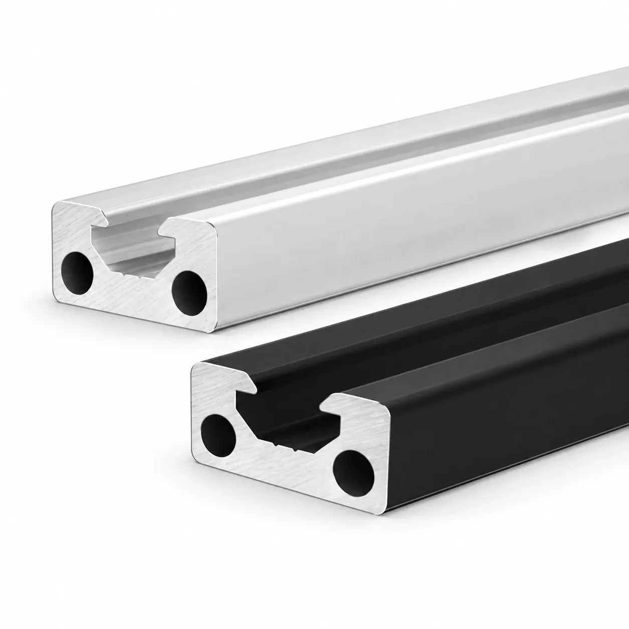 ADZ-12 — อลูมิเนียมโปรไฟล์ 10x20mm V-Slot สีเงิน