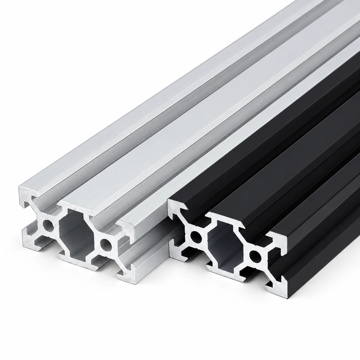 ADZ-24 — อลูมิเนียมโปรไฟล์ 20x40mm V-Slot สีเงิน