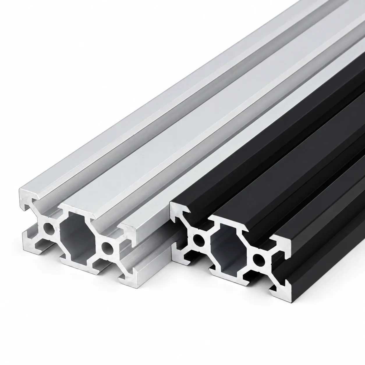 ADZ-24 — อลูมิเนียมโปรไฟล์ 20x40mm V-Slot สีเงิน