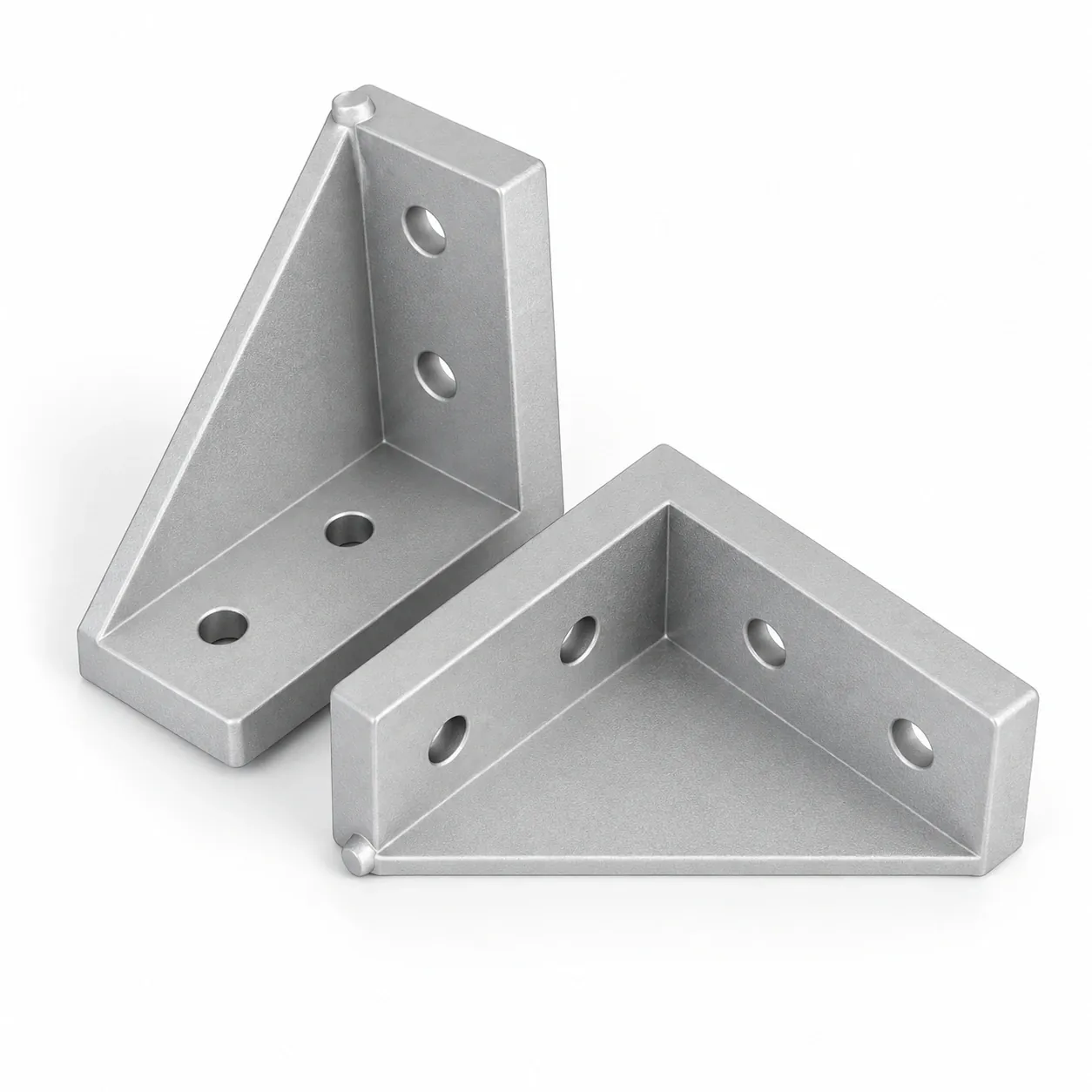 BAA-24B — Bracket 20mm Long Type สีเงิน