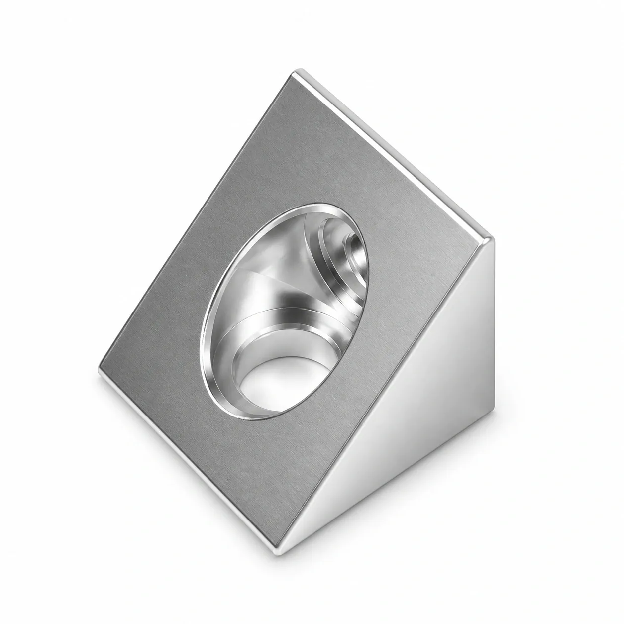 BAA-2A1 — Triangle Bracket 20mm สีเงิน