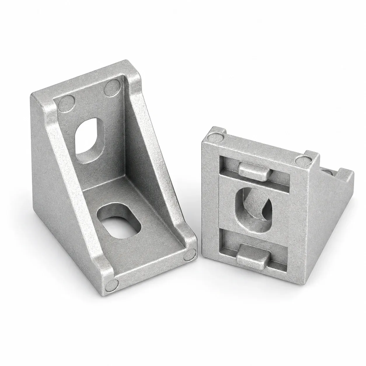 BAA-2D — Bracket 20mm Long Hole สีเงิน