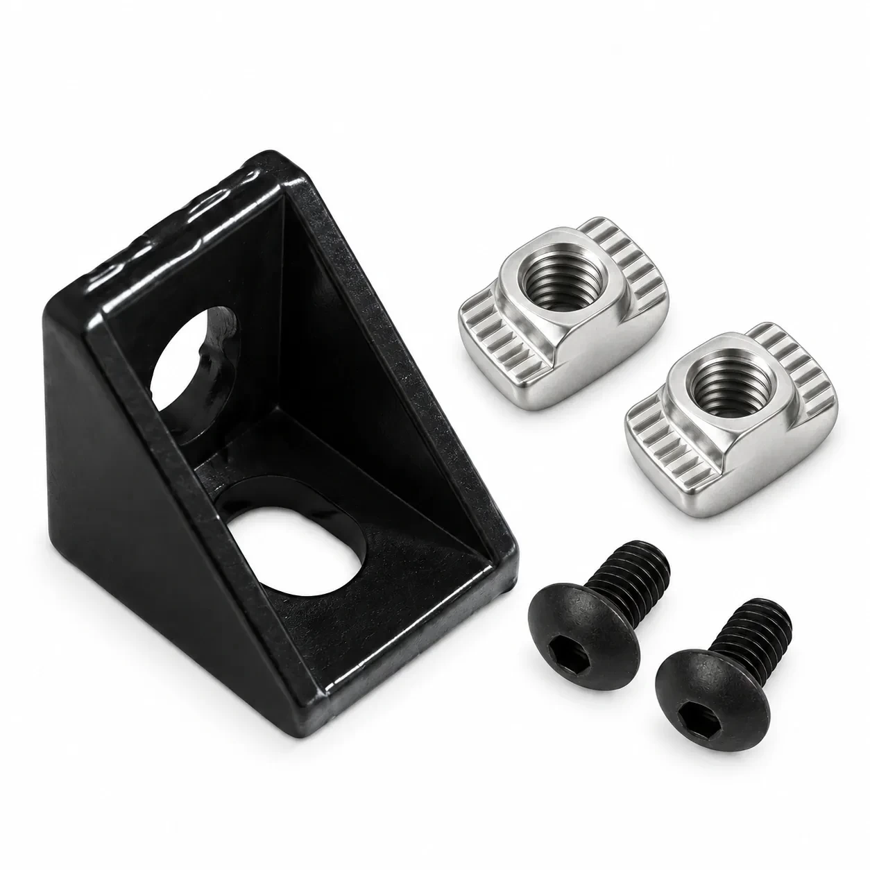 BAA-2TB-SET — Bracket 20mm Thin Type สีดำ Kit Set