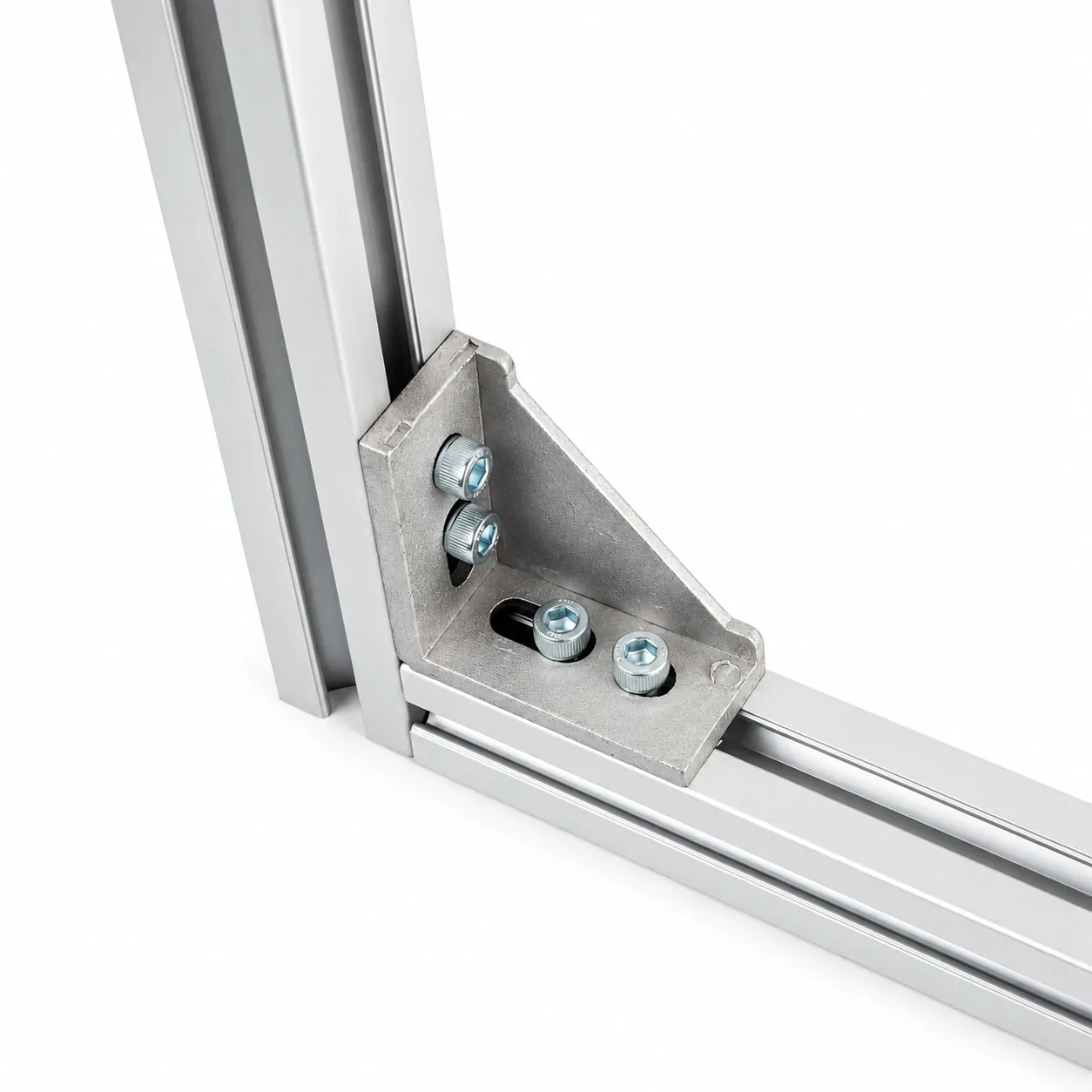 BAA-4B — Bracket 40x80mm Long Type สีเงิน
