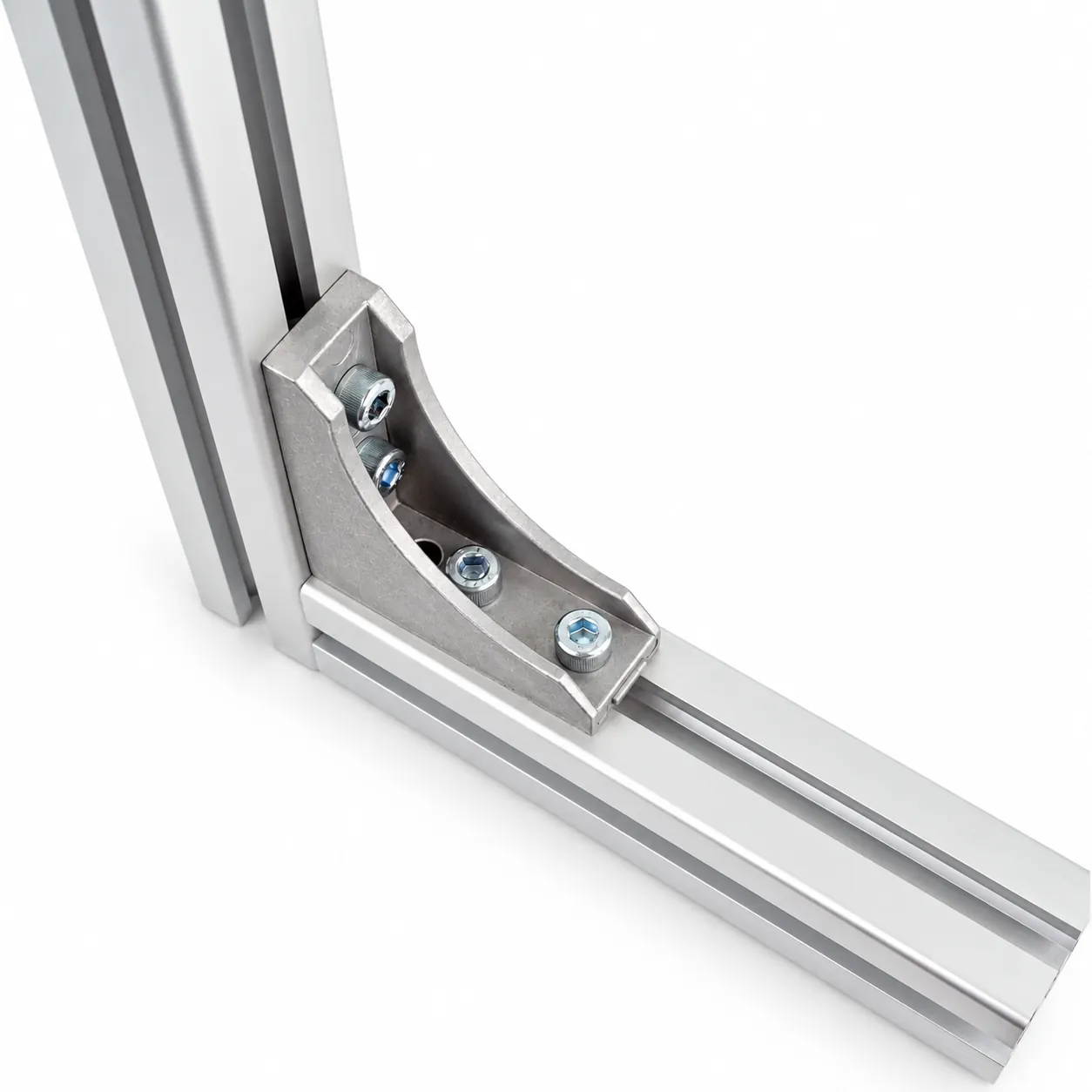 BAA-4L — Bracket 40mm Long Type สีเงิน