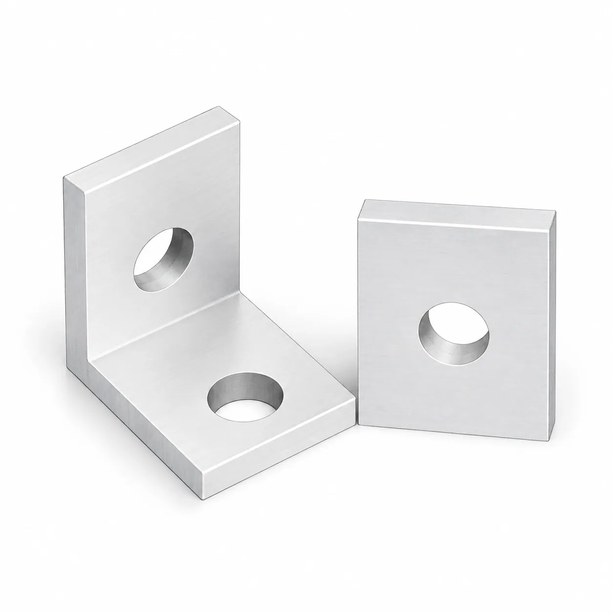 BAB-2 — L Bracket 20mm สีเงิน