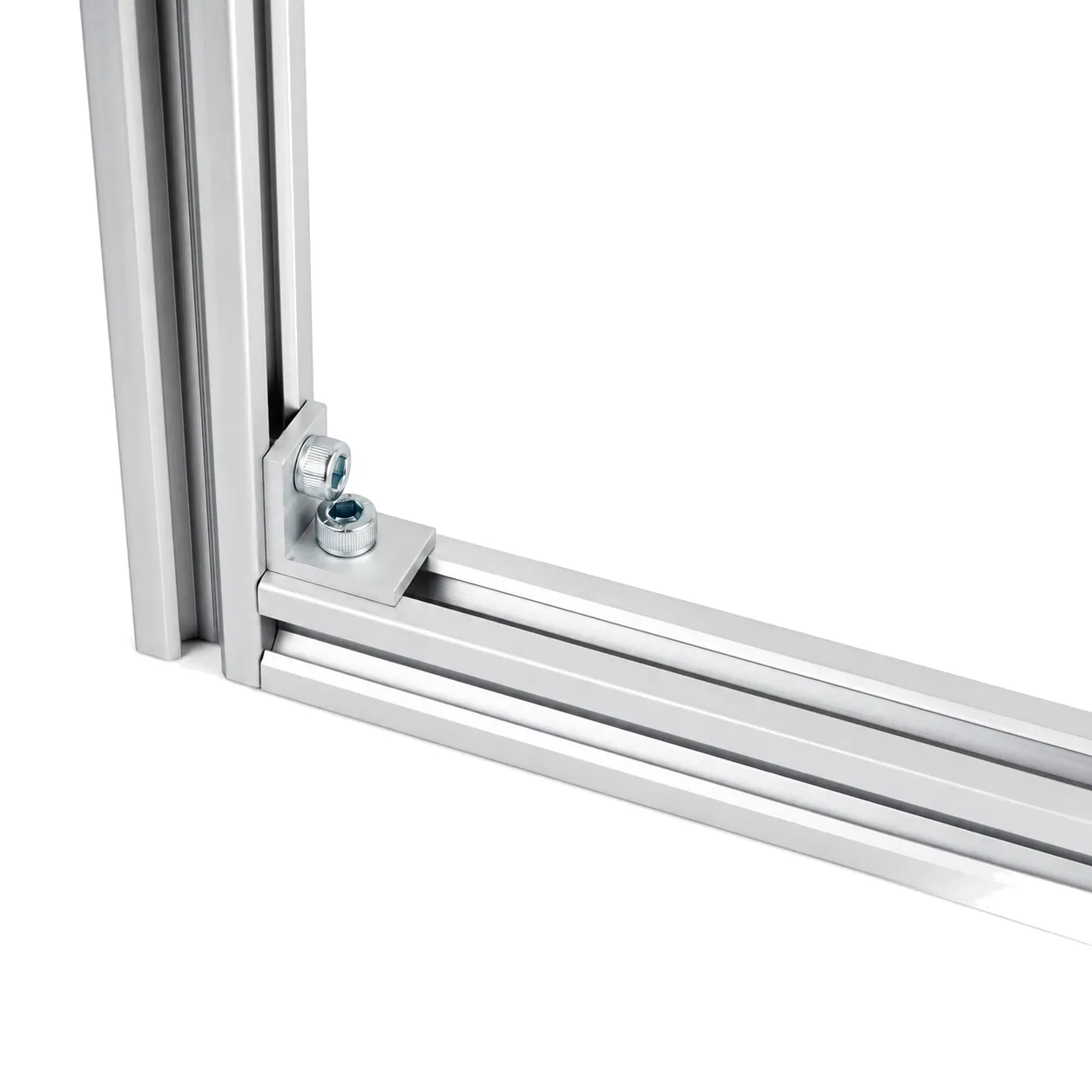 BAB-2 — L Bracket 20mm สีเงิน