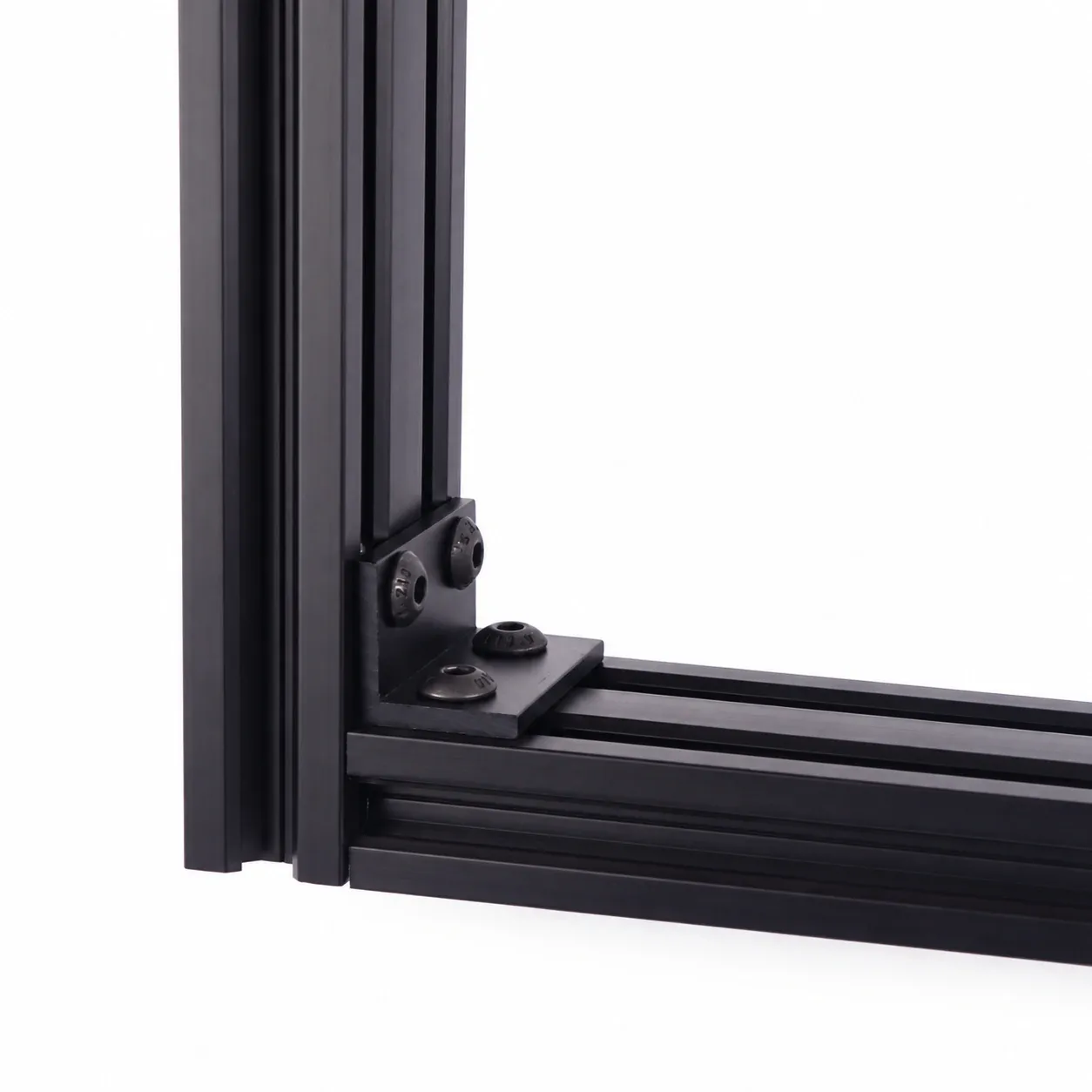 BAB-24B — L Bracket 20x40mm สีดำ