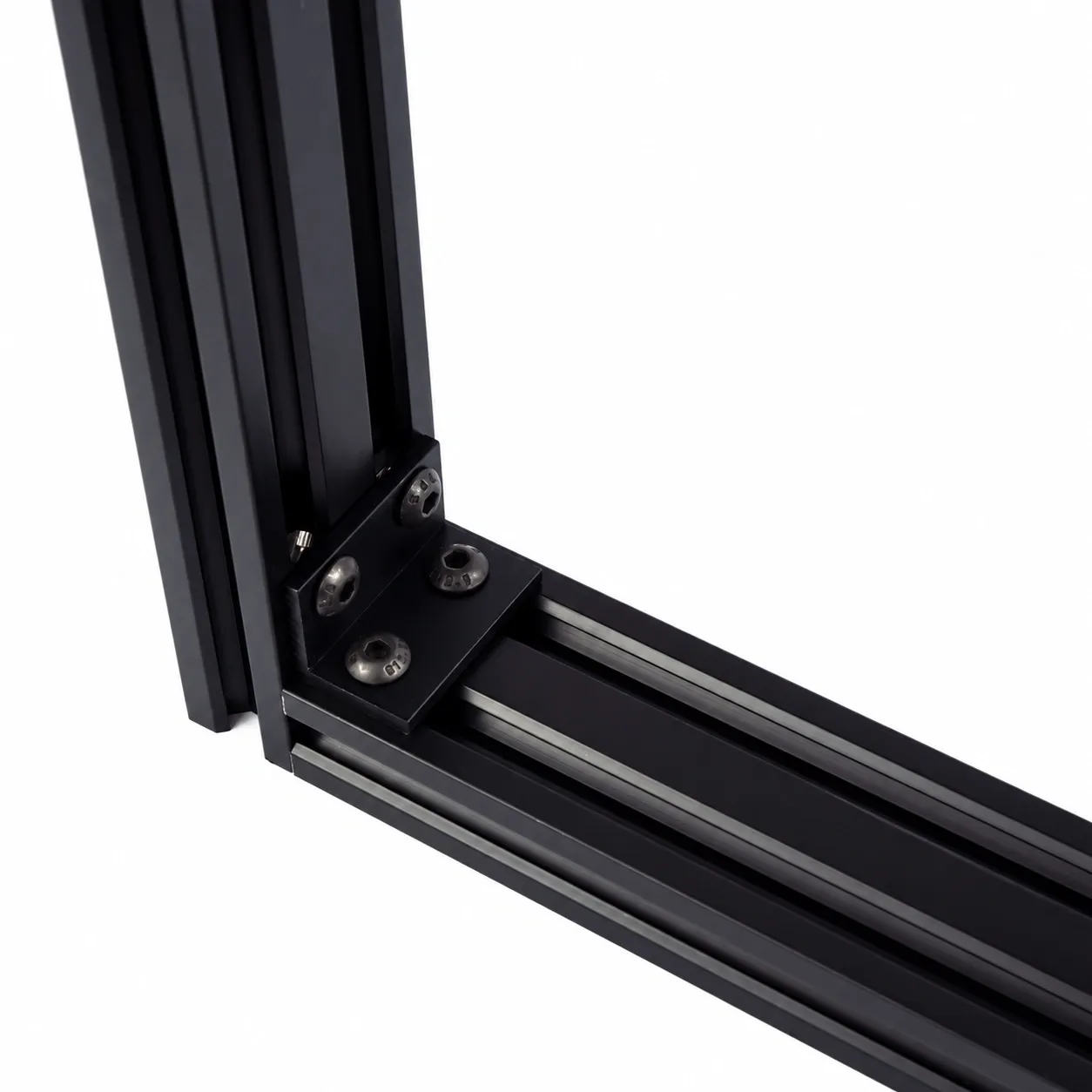 BAB-24B — L Bracket 20x40mm สีดำ