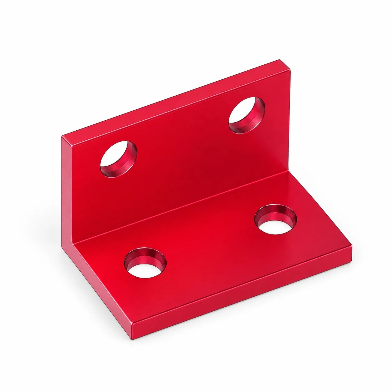 BAB-24R — L Bracket 20x40mm สีแดง