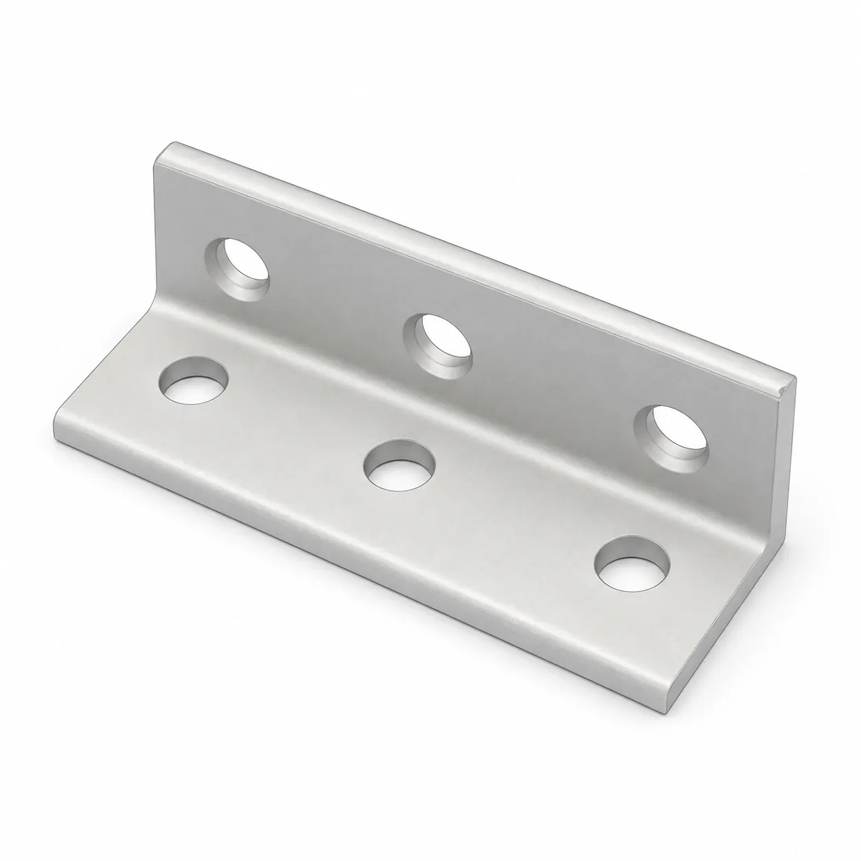 BAB-26 — L Bracket 20x60mm สีเงิน
