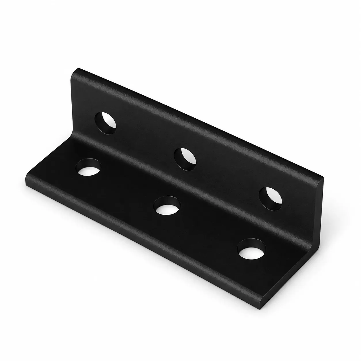 BAB-26B-SET — L Bracket 20x60mm  สีดำ Kit Set