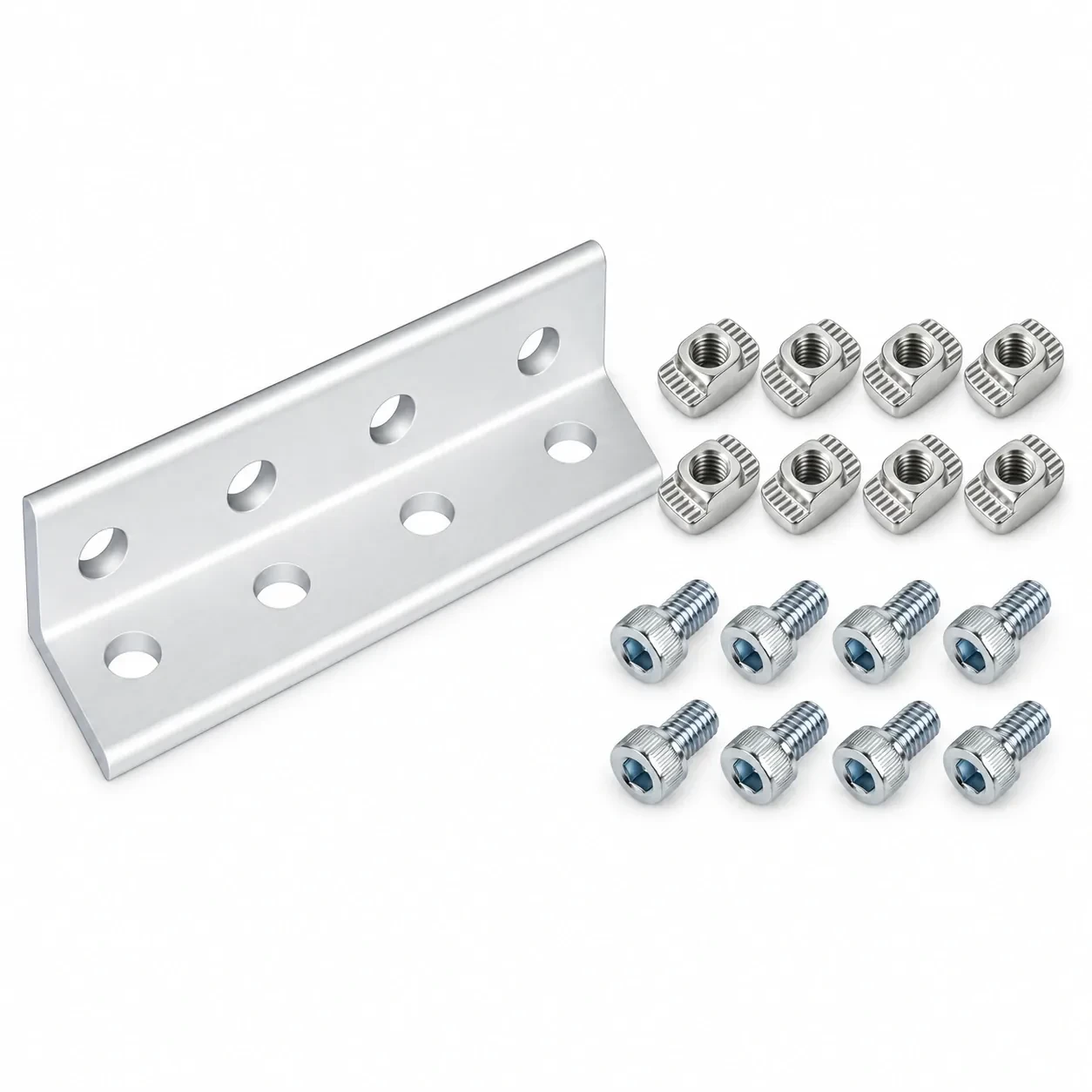BAB-28-SET — L Bracket 20x80mm Kit Set