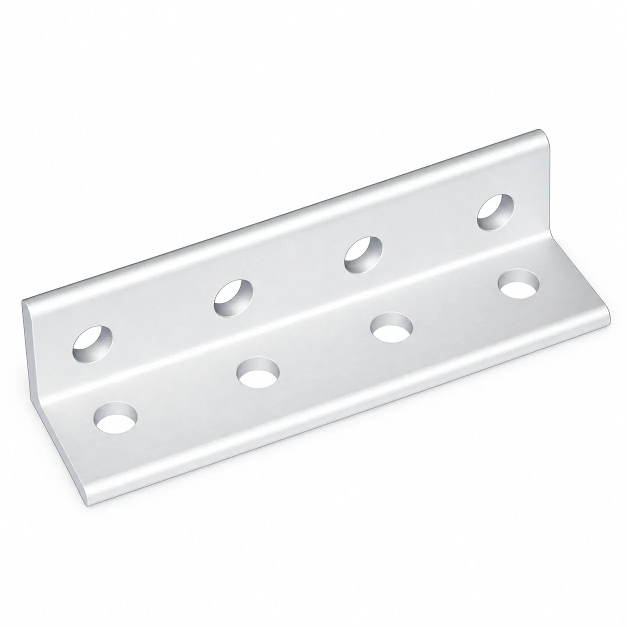 BAB-28 — L Bracket 20x80mm สีเงิน