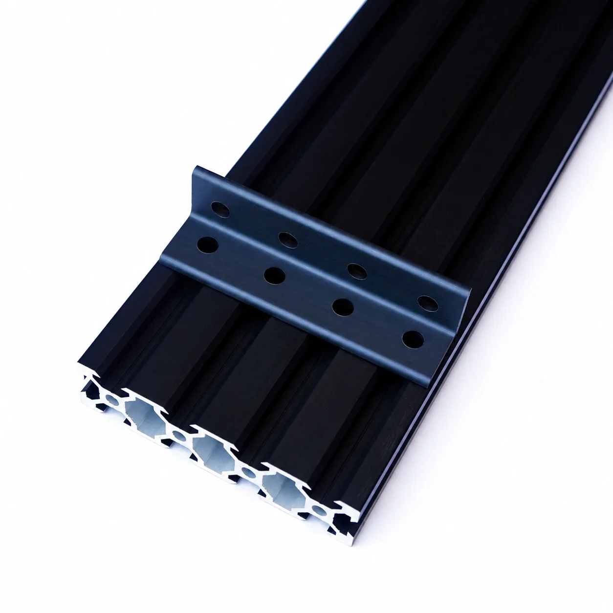 BAB-28B — L Bracket 20x80mm สีดำ