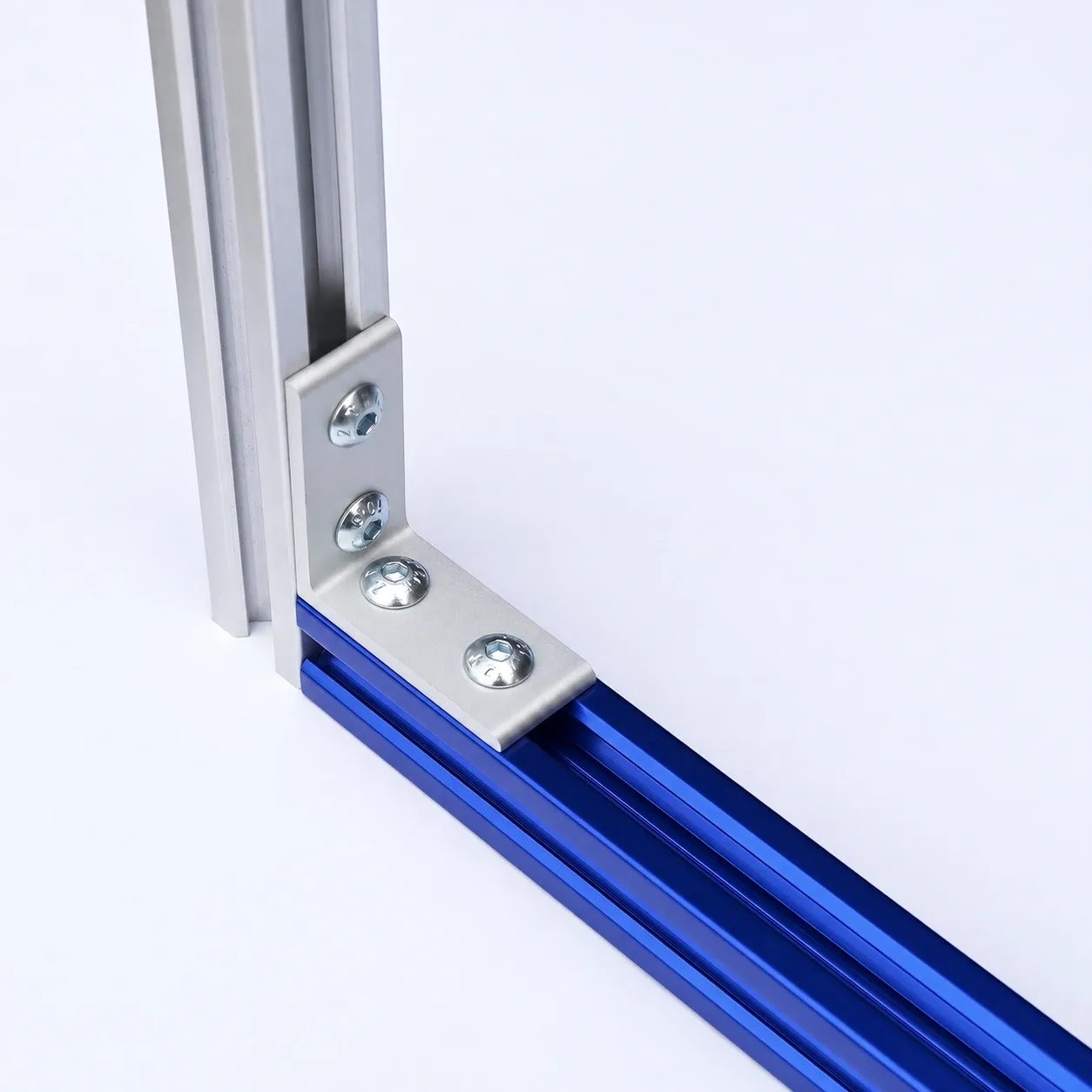 BAB-2L — L Bracket 20mm Long Type สีเงิน