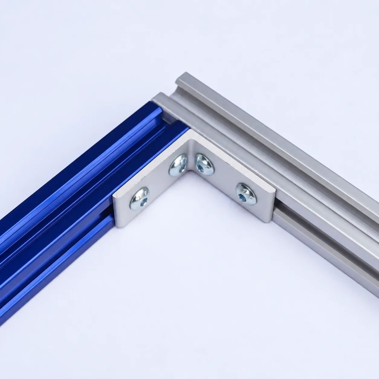 BAB-2L — L Bracket 20mm Long Type สีเงิน