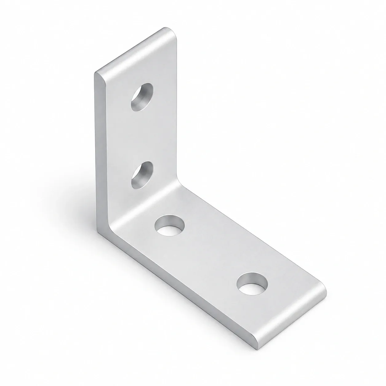 BAB-2L — L Bracket 20mm Long Type สีเงิน