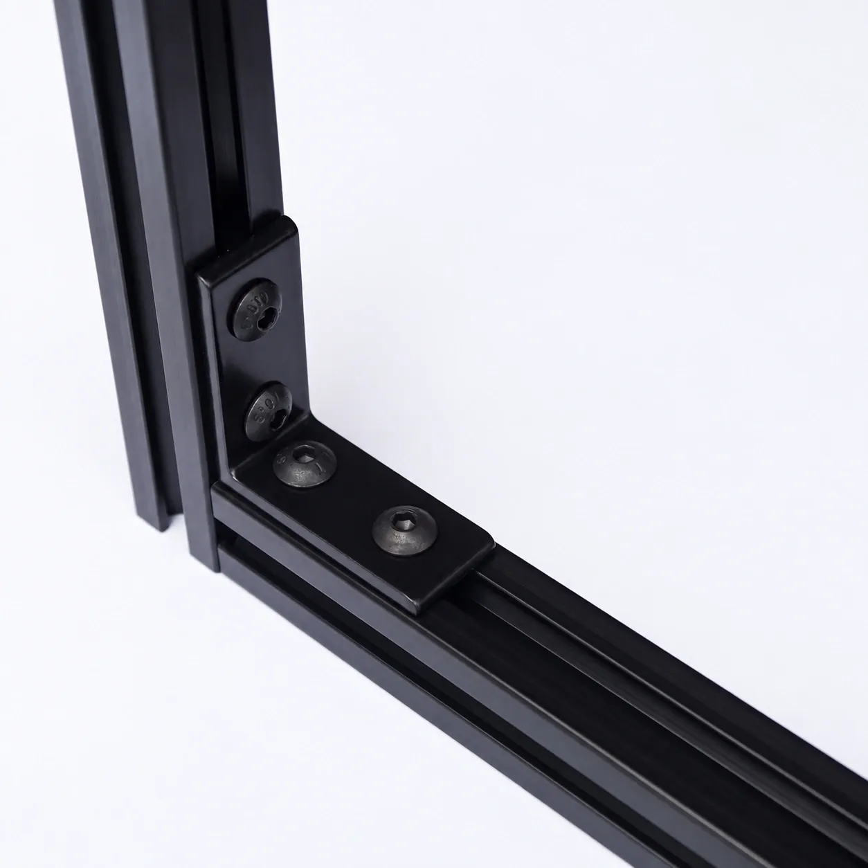BAB-2LB — L Bracket 20mm Long Type สีดำ