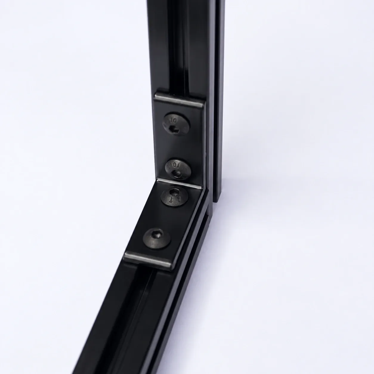 BAB-2LB — L Bracket 20mm Long Type สีดำ
