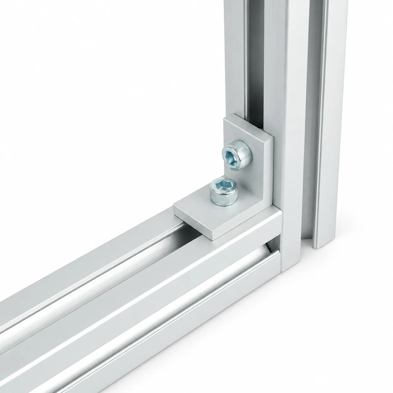 BAB-3 — L Bracket 30mm สีเงิน