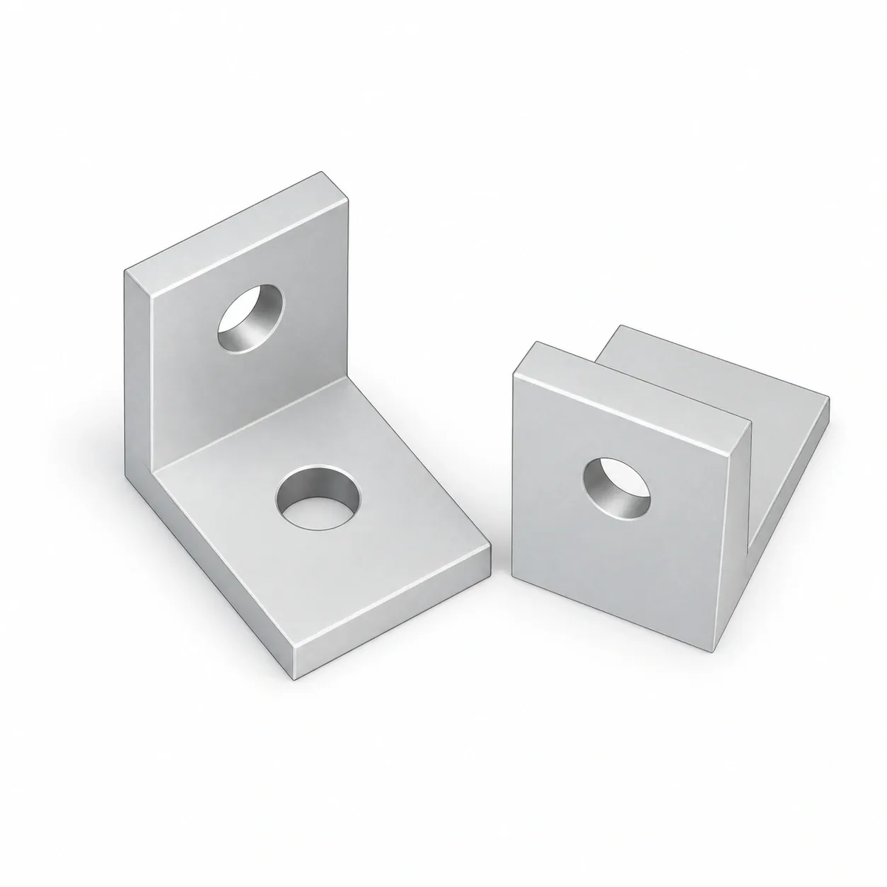BAB-3 — L Bracket 30mm สีเงิน