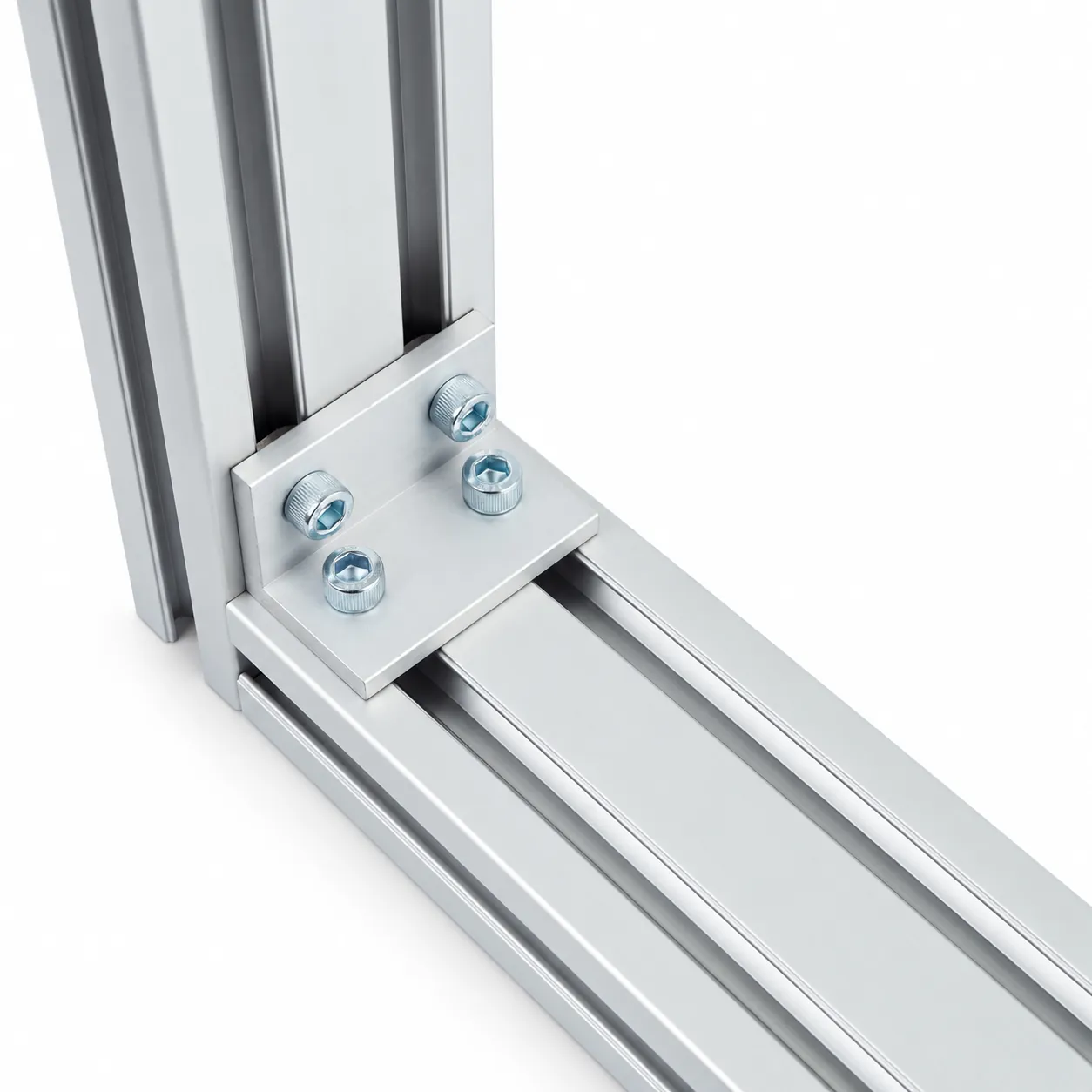 BAB-36 — L Bracket 30x60mm สีเงิน