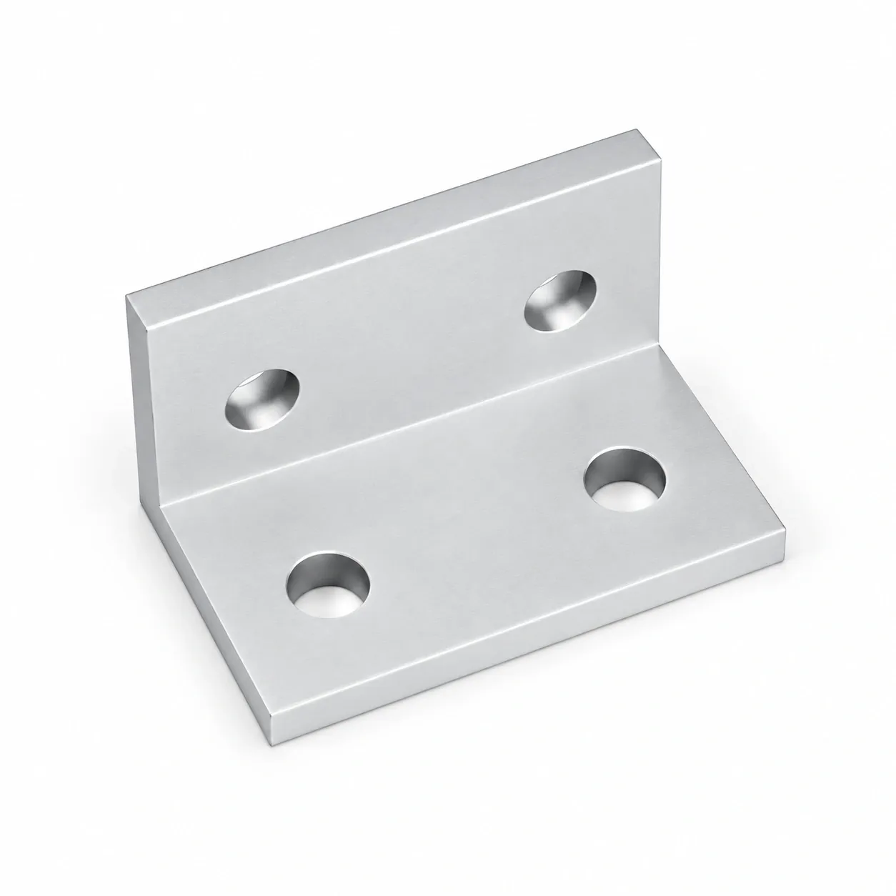 BAB-36 — L Bracket 30x60mm สีเงิน